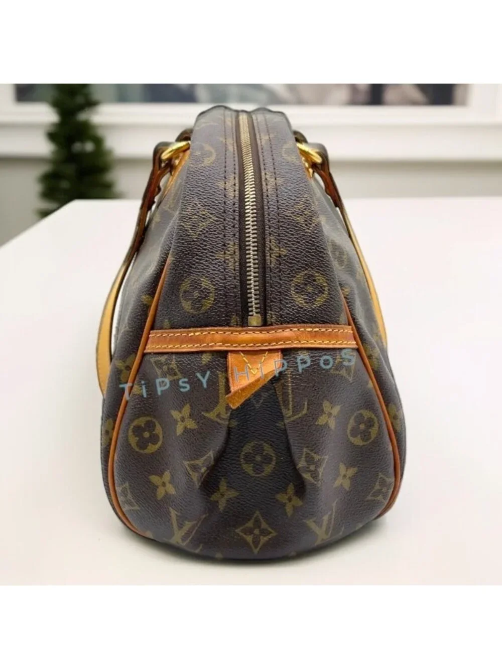 Louis Vuitton Monogram Montorgueil PM Shoulder Bag with LV Shopping Bag